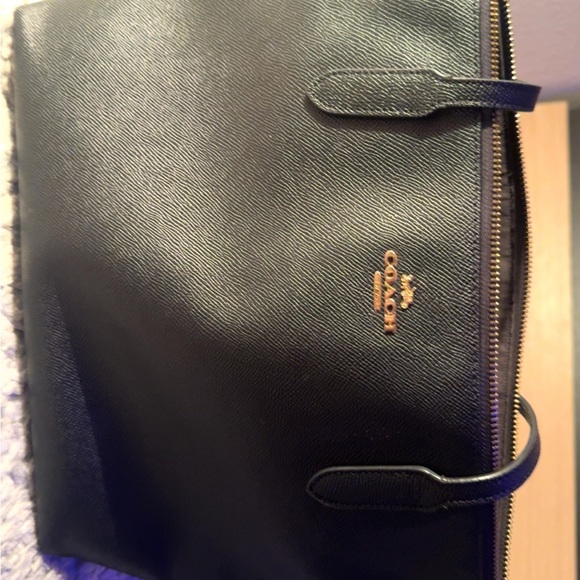 Coach Black Leather Bag